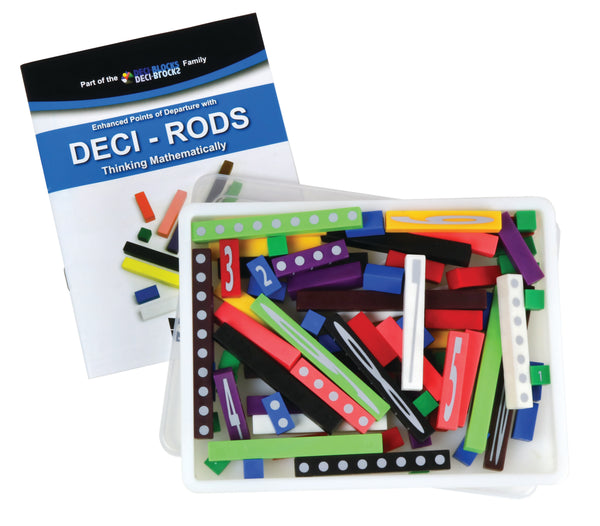 Printed Deci-Rods with Guide in Container