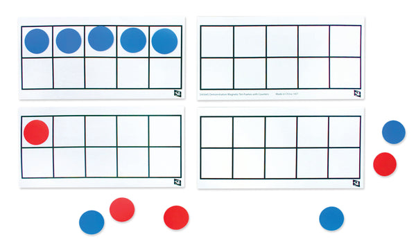 Demo Magnetic Ten Frame with Counters