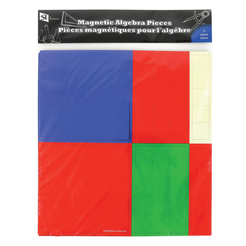 Magnetic Algebra Pieces - Set of 72