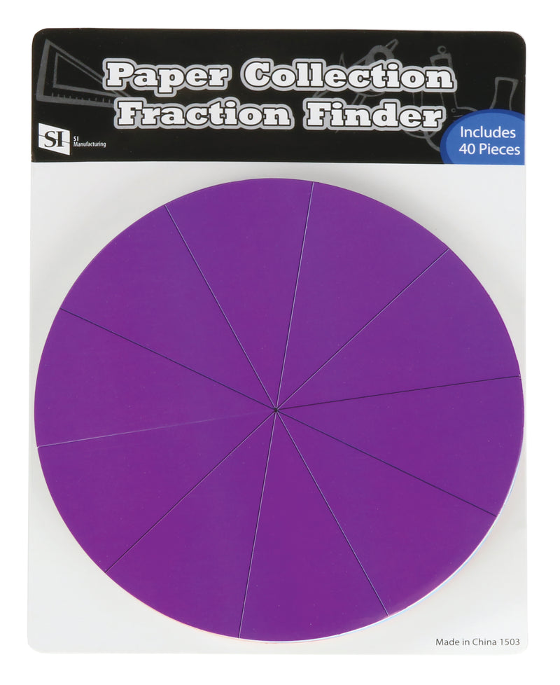 Paper Collection Fraction Finder - Set of 40