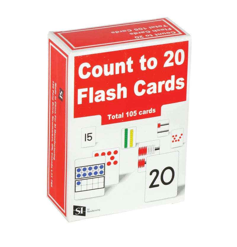 Count to 20 Flash Cards