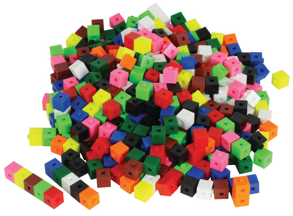 Interlocking Centimeter Cubes in Container - Set of 500