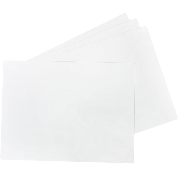 Write N Wipe Boards Blank White - Set of 10