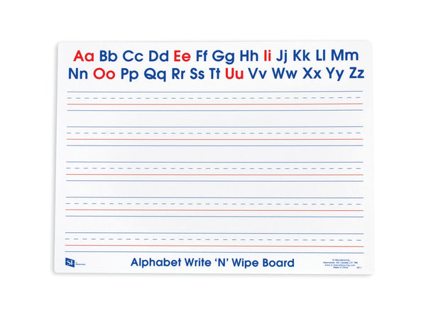 Write N Wipe Boards Alphabet - Pack of 10