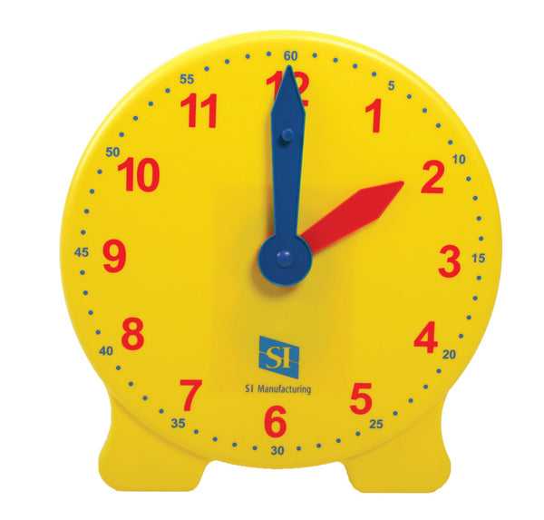 Classic Geared Yellow Student Clock - Single