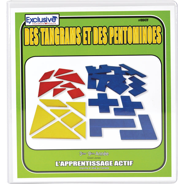 French Tangrams & Pentominoes Binder - Grade 3 to 9