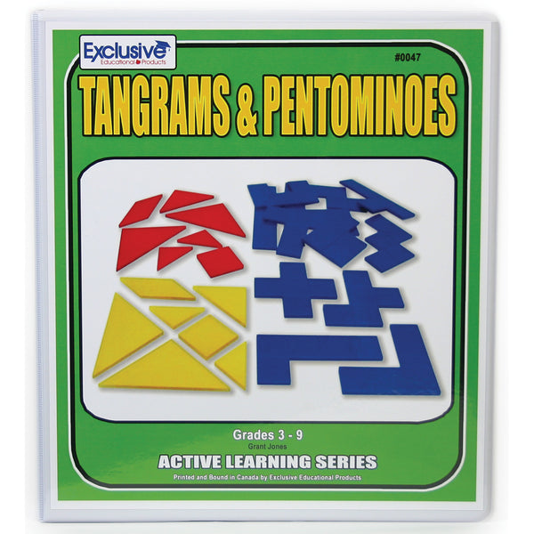 Tangrams & Pentominoes Binder - Grade 3 to 9