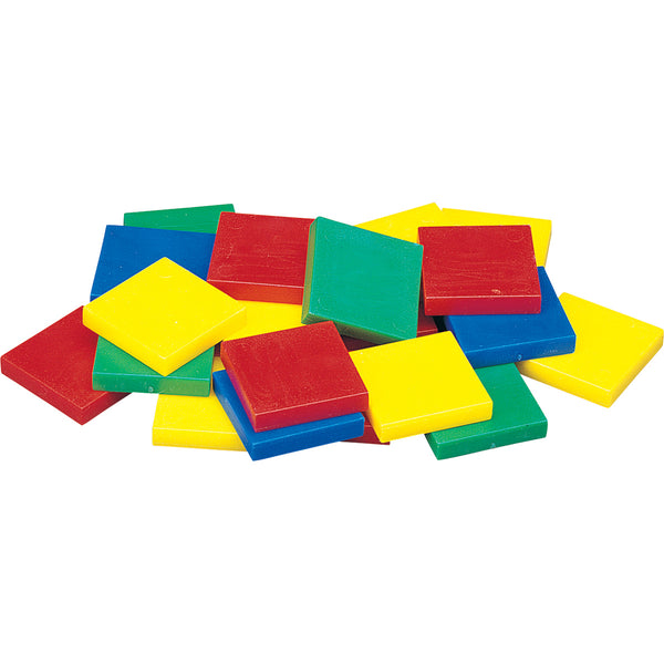 1" Color Tiles - Set of 2000 in Container