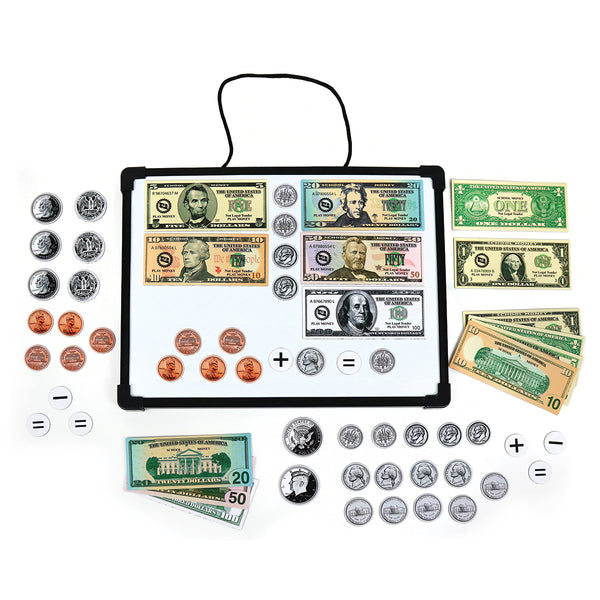 Magnetic Coin & Bill Set - US Currency