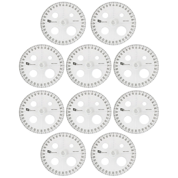 SI Circular Protractor - Set of 10