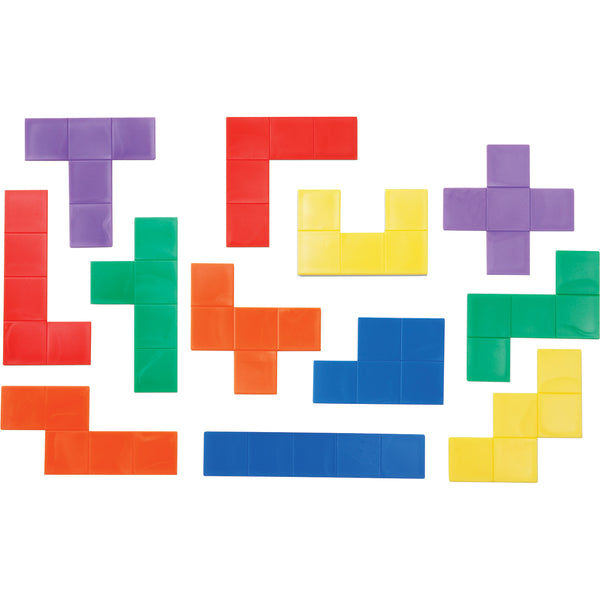 Rainbow Pentominoes - Set of 72