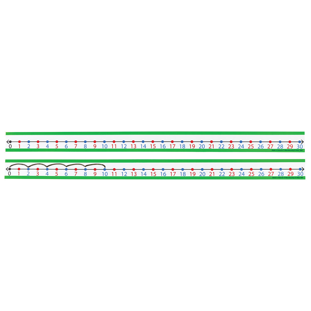 Student Desk Number Line (0 to 30) - Set of 30