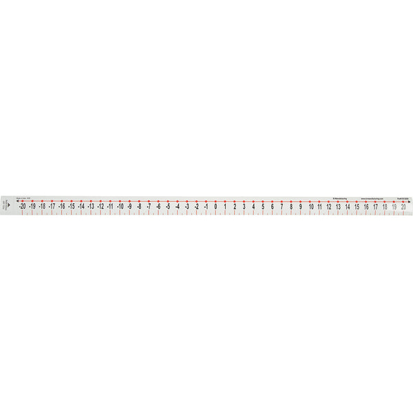 Desk Number Line (-20 to +20) - Set of 35