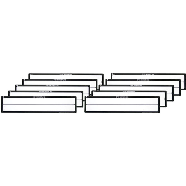 Open Number Lines, 1 Line Set of 10