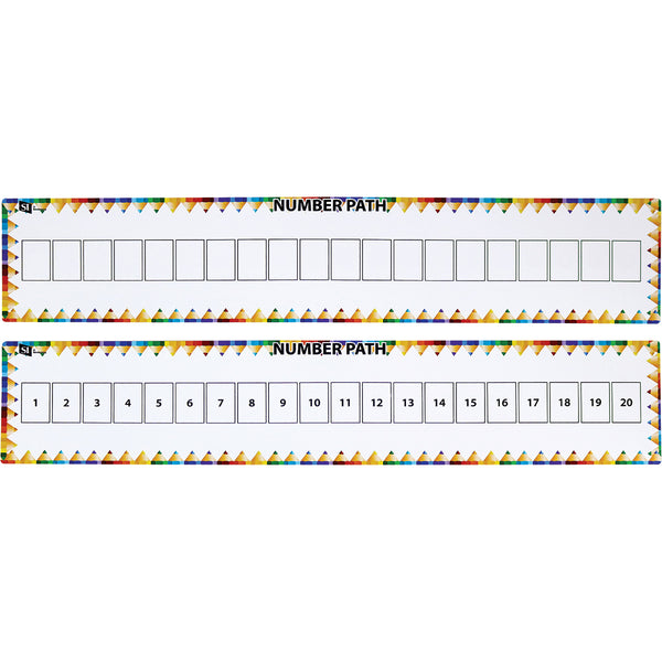 Dry Erase Number Path to 20 - Set of 10