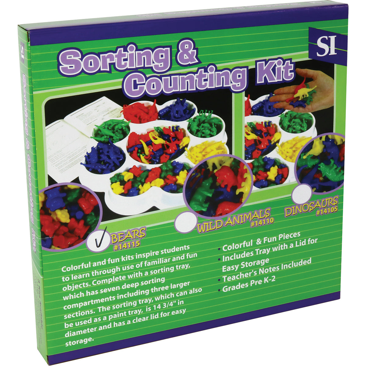 First Sorting Kit Wild Animals Sorting/Counting Kit - Set of 120