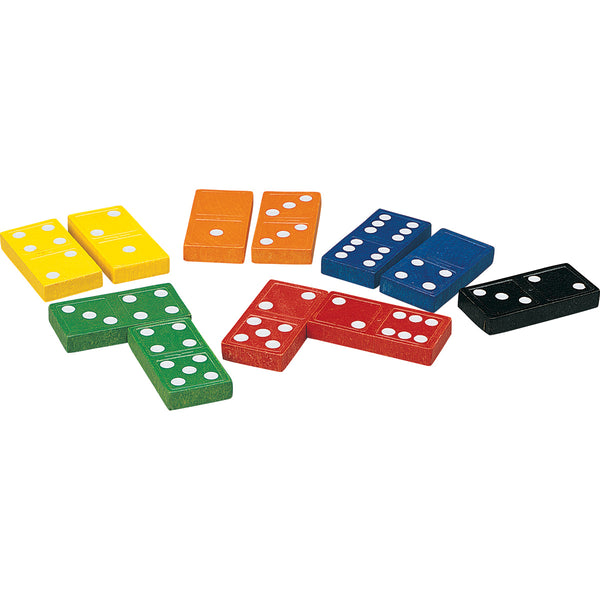 Double Six Wooden Dominoes - Set of 168