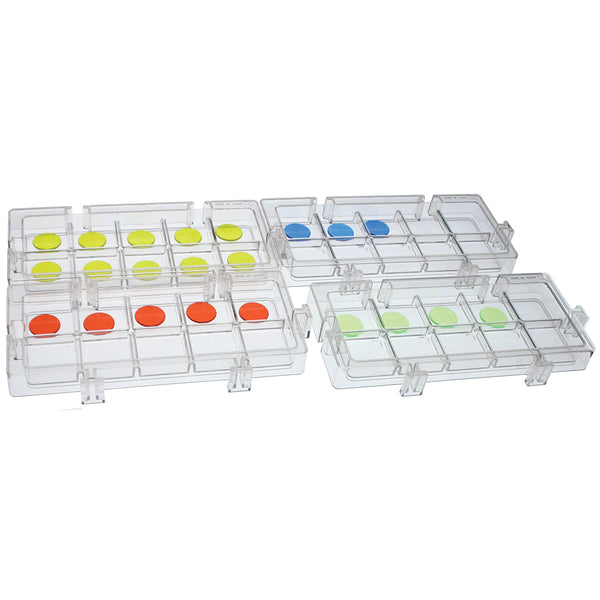 Transparent Deluxe 10 Frame Trays - Pack of 4