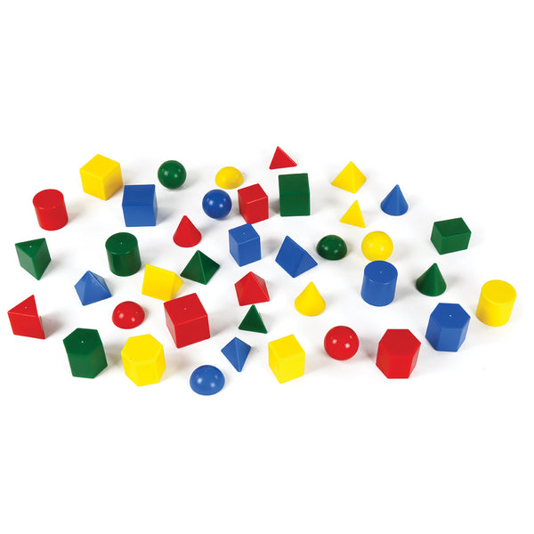 Opaque Geo Solids - Set of 40