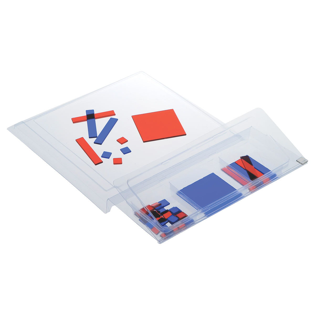 Transparent Math Function Transparent Algebra Pieces with Tray - Set of 89