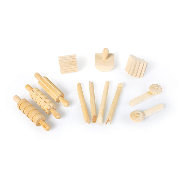 Wooden Dough Tool Set