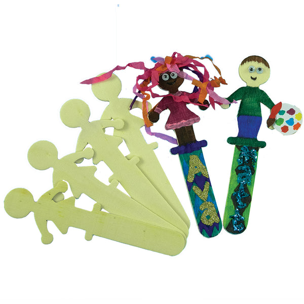 Wooden Sticks People - Set of 10