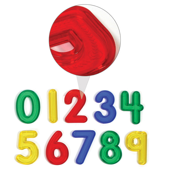 Jumbo see-Thru Numbers - Set of 10