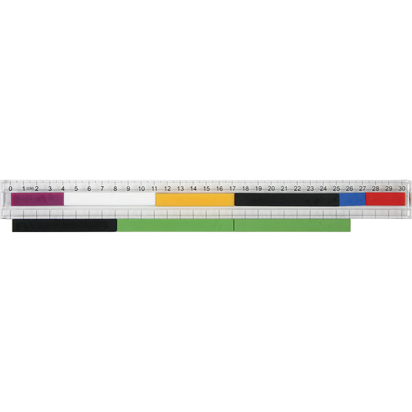 Deci-Rods Number Track Rule