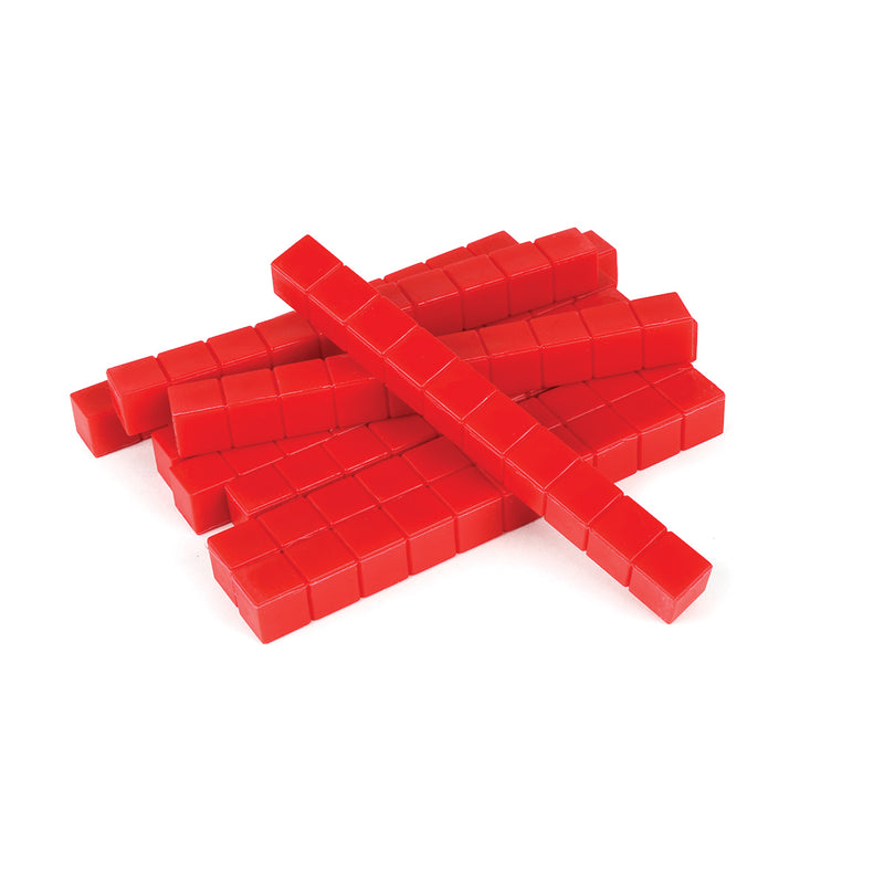 Red Base Ten Rods - Pack of 10