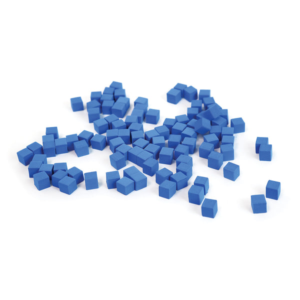 Foam Base Ten Blocks - Unit Cubes - Pack of 100