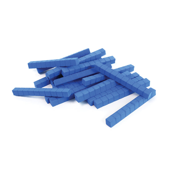 Foam Base Ten Blocks - Rods - Pack of 50