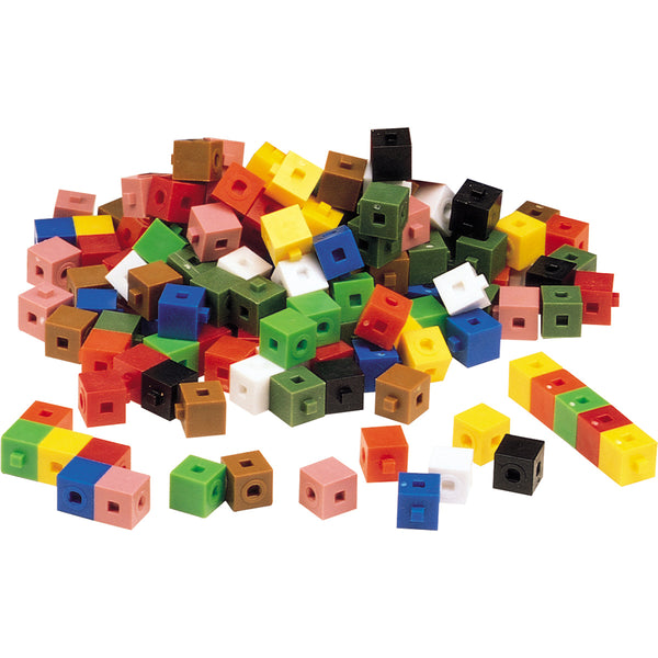 Interlocking Centimeter Cubes in Container - Set of 500