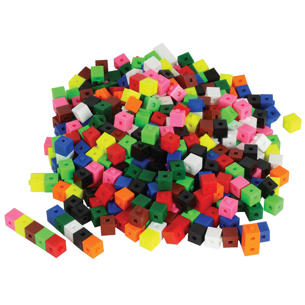 Interlocking Centimeter Cubes in Container - Set of 1000