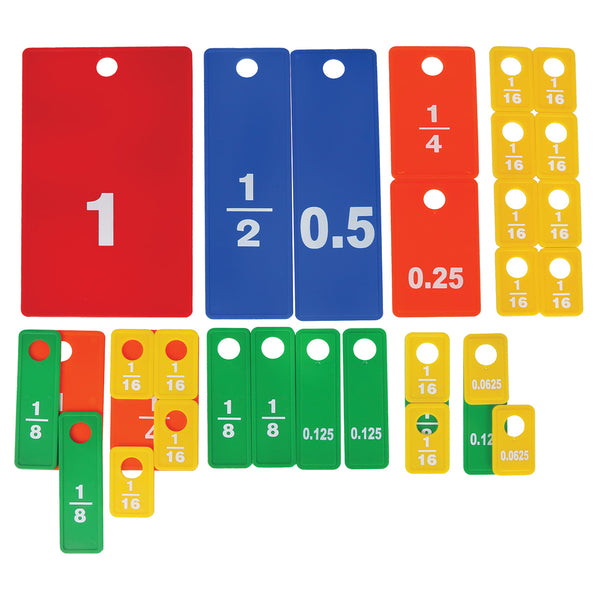 Fraction/Decimal Prolific Tiles, Set of 31