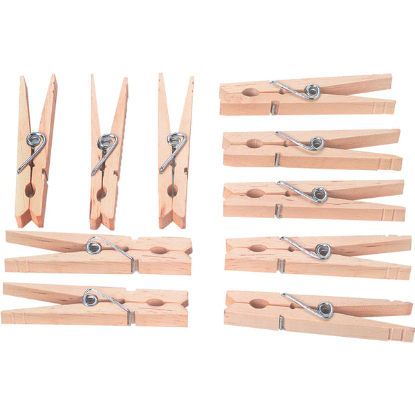 Large Spring Clothespins - Pack of 30