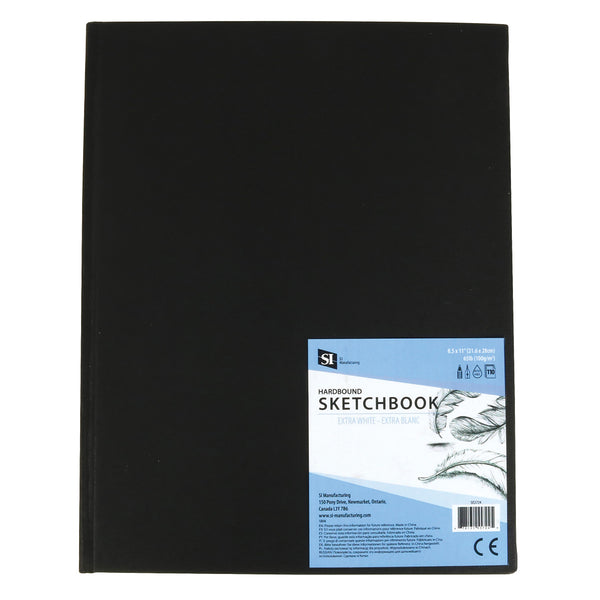 Hardcover Hardbound Sketchbook - 8.5" x 11"