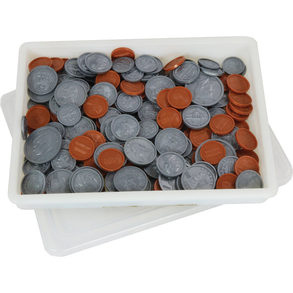 Simple Solution Mixed Coins in Container - Set of 188