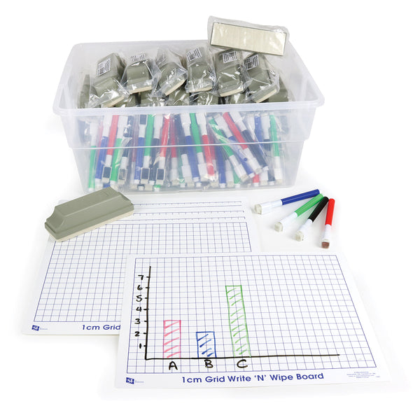 Class Solutions 1cm Grid Board in Container