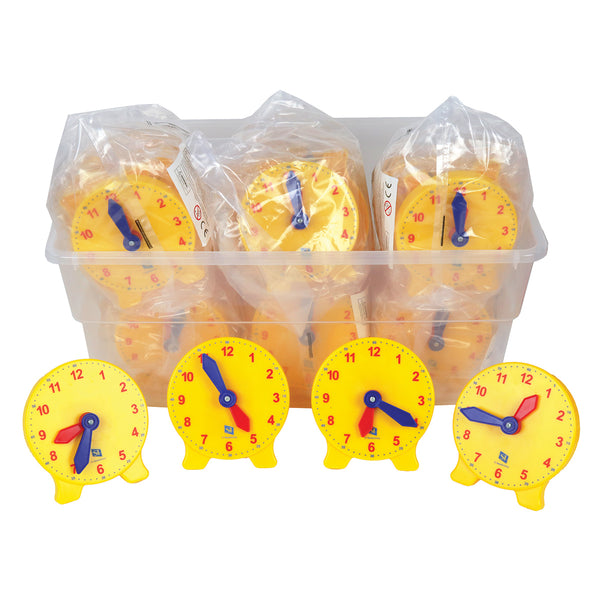 Class Solutions Student Yellow Clocks in Container