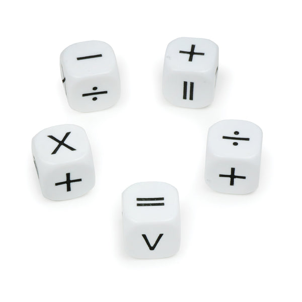 Math Symbol Dice