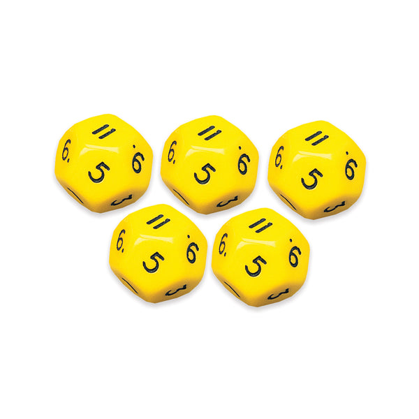 Dodecahedra Dice - Pack of 5