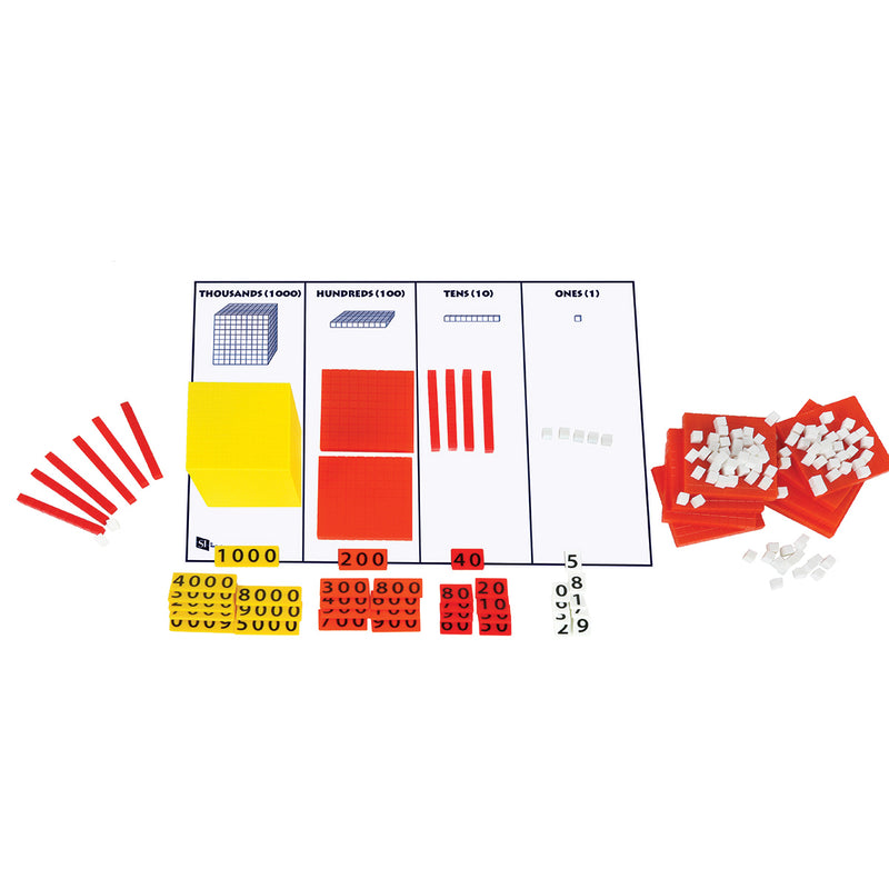 Wissner Base Ten Set 50 Aste Verdi - Materiale Didattico Per Imparare Decimali E Frazioni, Made In Germany - 2