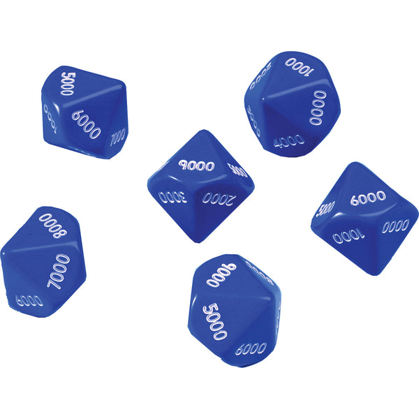 Jumbo Thousands Dice - Pack of 6