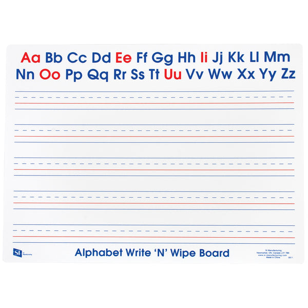 Write N Wipe Boards Alphabet - Pack of 10