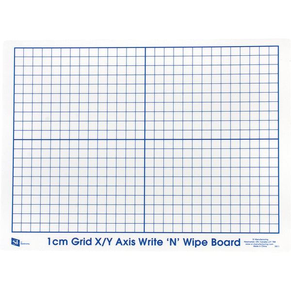 Write N Wipe Boards X-Y Axis - Pack of 30