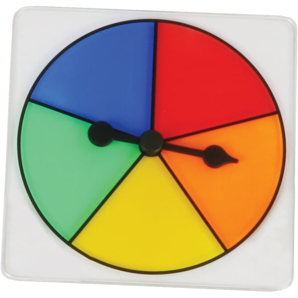 Transparent 5 Color Spinner