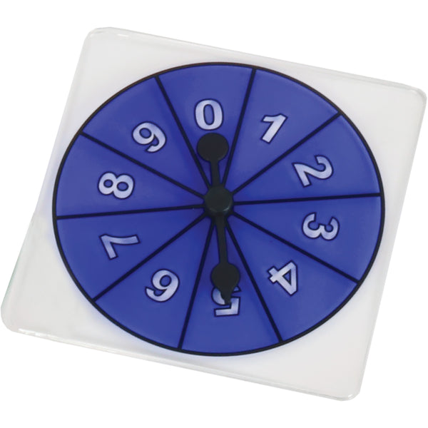 Transparent Number Spinner 0 to 9