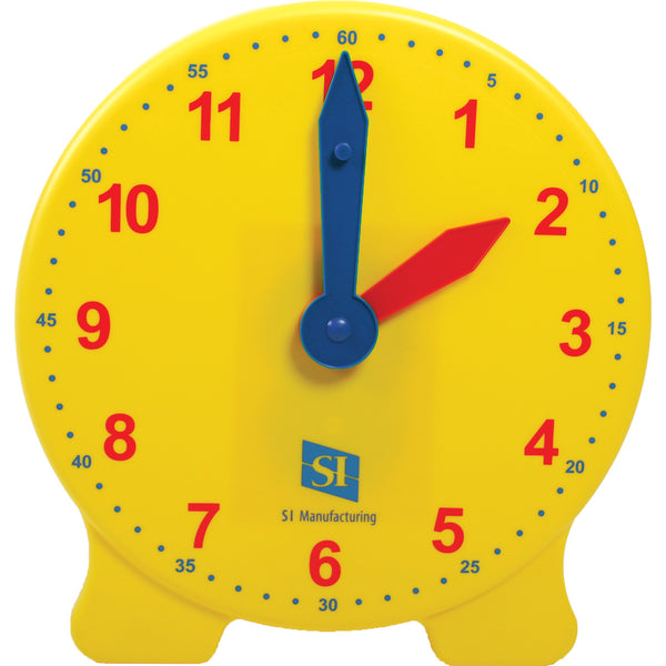 Classic Geared Yellow Teacher Clock - Single