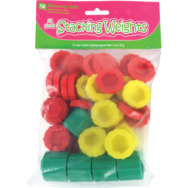 DiscoveryKits® Stacking Weights - Set of 35