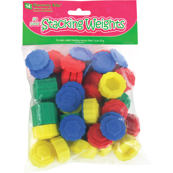 DiscoveryKits® Stacking Weights - Set of 54